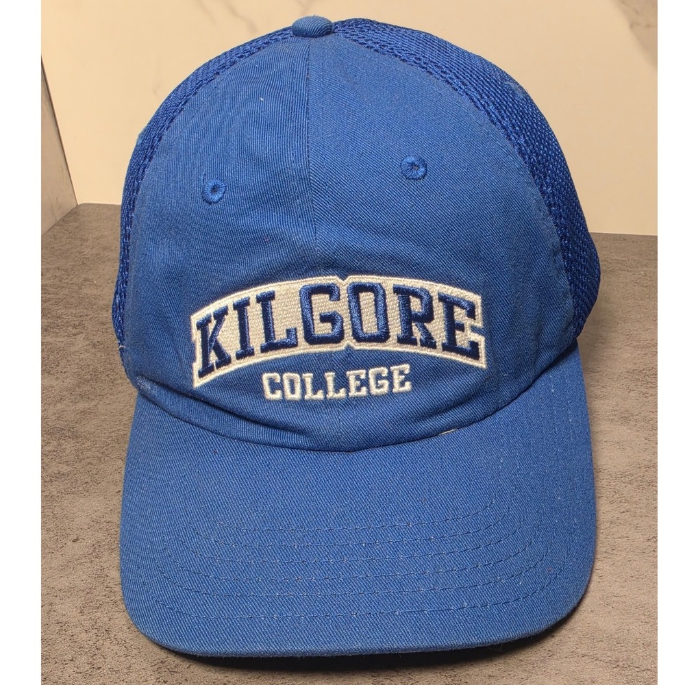 Pukka Headwear Kilgore College Blue Trucker Hat Adjustable‎ Mesh Baseball Cap